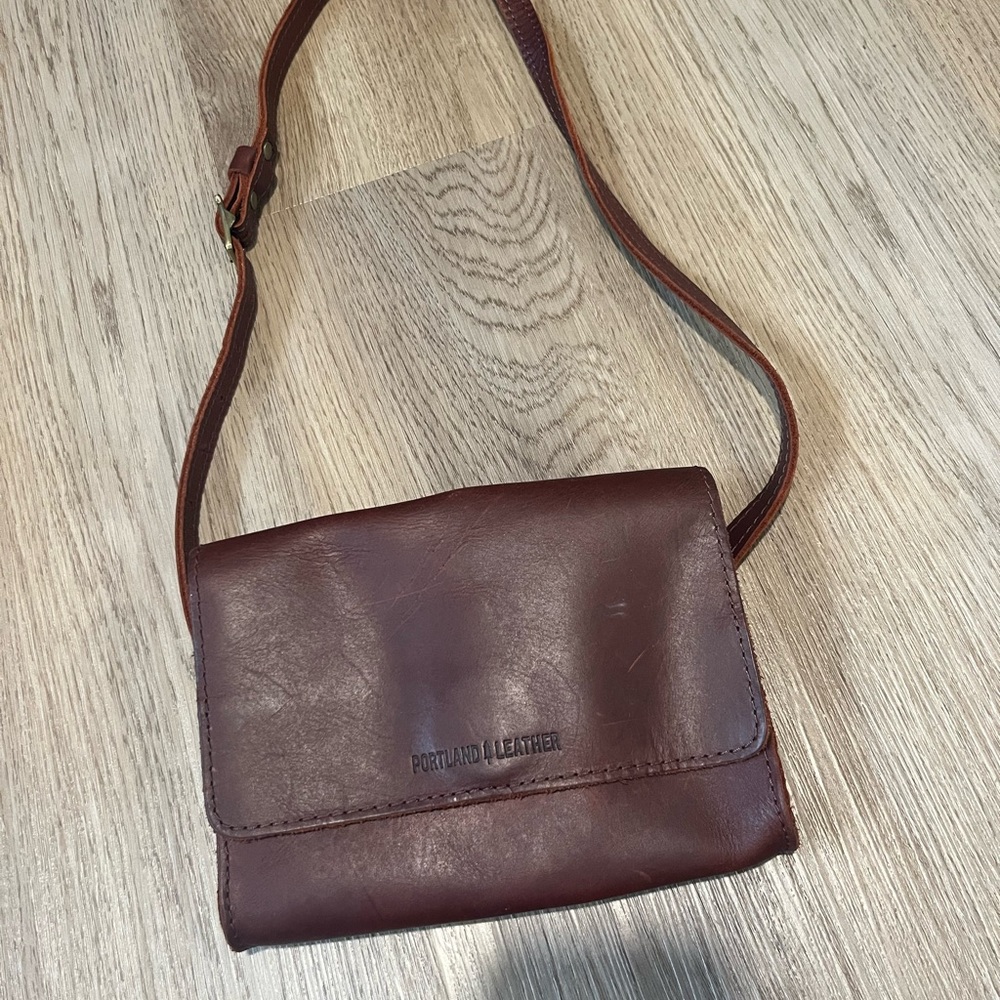 Portland Leather Brown Belt Bag